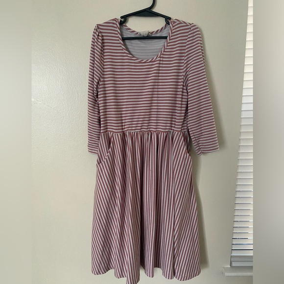 EMMA & ELSA - STRIPED DRESS - Picture 1 of 3